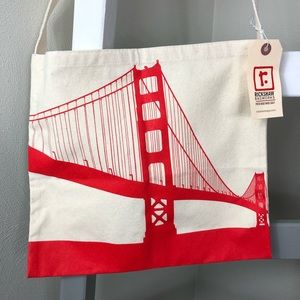 RICKSHAW Musette Bag San Francisco Golden Gate NWT
